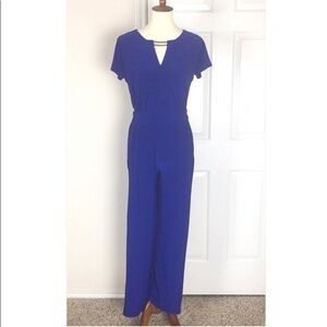 New York & Company Jumpsuit Royal Blue Size XS